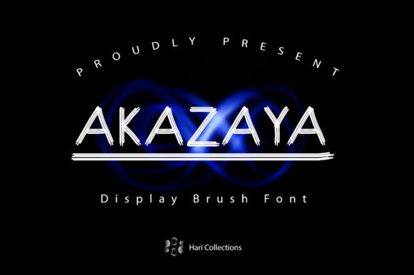 Akazaya: A Modern Font for Handmade Creations