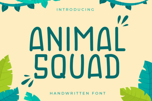 Animal Squad: A Display Font for Bold Visual Statements