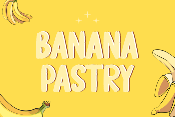 Banana Pastry Font for Web Design Projects