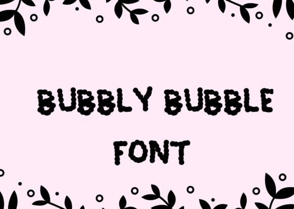 Bubbly Bubble: A Spooky Display Font for Bold Branding
