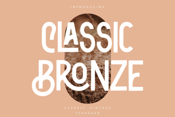 Classic Bronze Font for Campaign Creatives