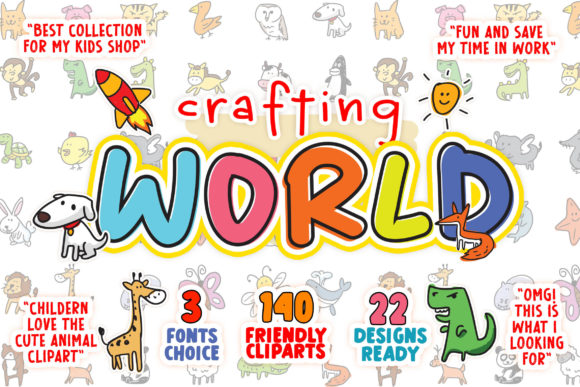 Crafting World: A Font That Brings Your Creations to Life