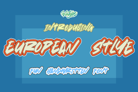 European Style Font for Bold Campaign Designs