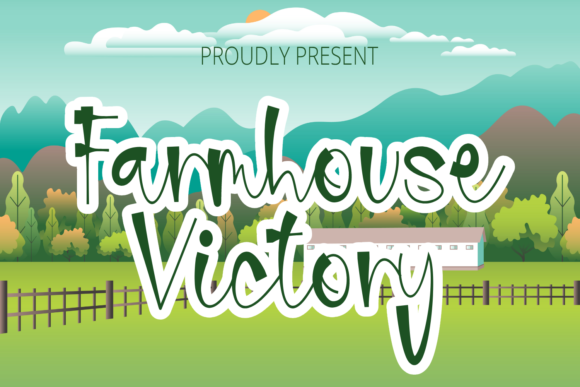 Farmhouse Victory Font Review