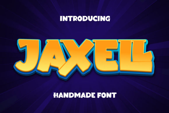 Jaxell Font for a Playful Editorial Touch