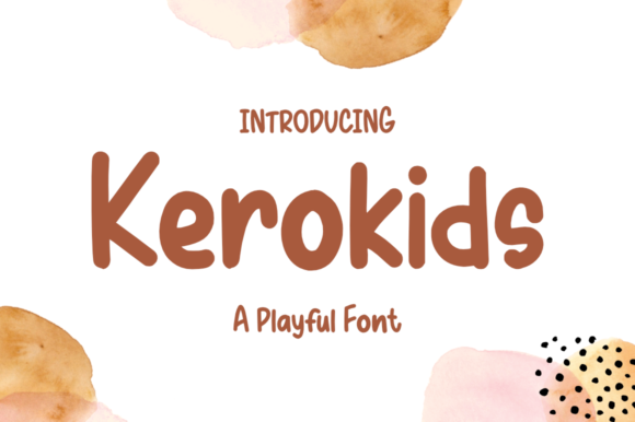 Kerokids Font for Business Branding