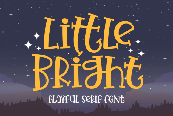 Little Bright: A Playful Display Font for Relaxed Branding