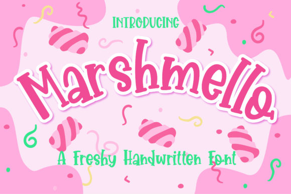 Marshmello Font for Handmade and Commercial Projects