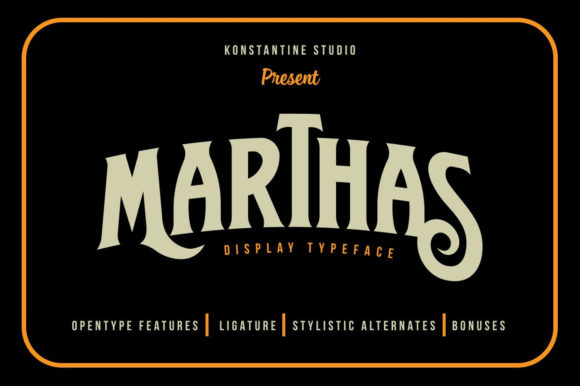Marthas Font for Bold Web Design Statements