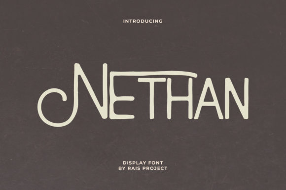 Mastering Web Design with Nethan: A Vintage Display Font for Modern Digital Projects