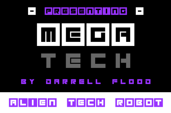 Megatech Font Review for Editorial Design