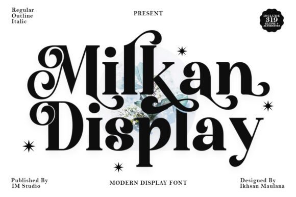 Milkan Display for Editorial Design