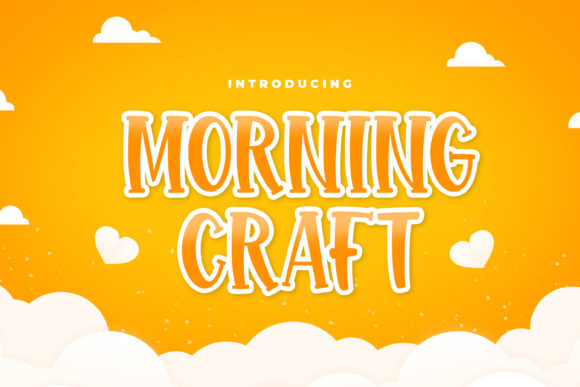 Morning Craft Font for Editorial Design