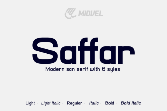 Saffar: A Modern Display Font for Web Design
