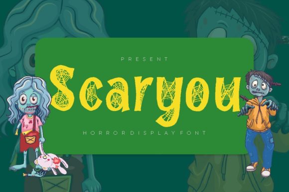 Scaryou: A Creepy Display Font for Bold Branding