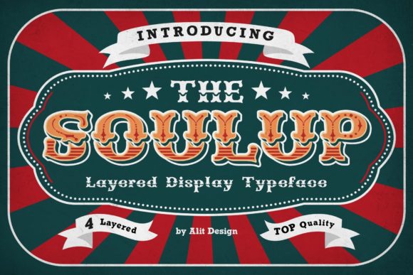 Soulup: A Bold Display Font for Eye-Catching Campaigns
