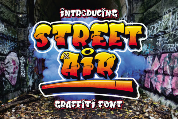 Street Air Font for Handmade and Commercial Craft Projects