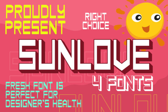 Sunlove Font for Bold Branding Projects