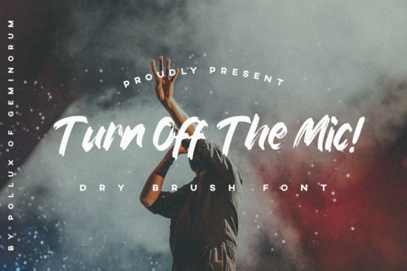 Turn off the Mic: A Bold Display Font for Editorial Projects