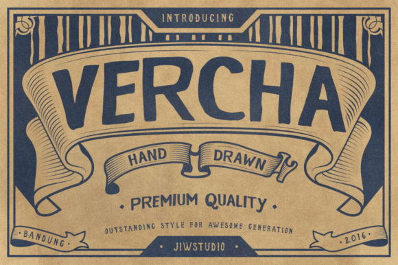 Vercha: The Display Font That Elevates Your Campaigns