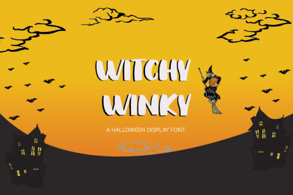 Witchy Winky: A Bold Display Font for Creative Projects