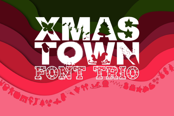 Xmas Town Trio Display Font Review